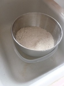 Flour, warming. 